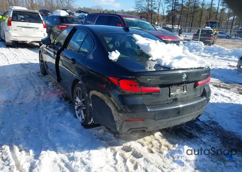 2022 BMW M550 I xDrive из США, поврежденный, VIN WBA13BK04NCJ62916